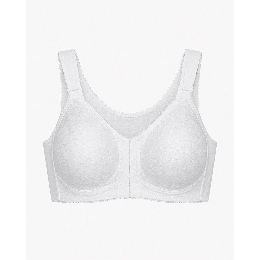 Comfort Choice Bra 42B Wireless 27-0820-4 Posture Support Bra Front Close Full